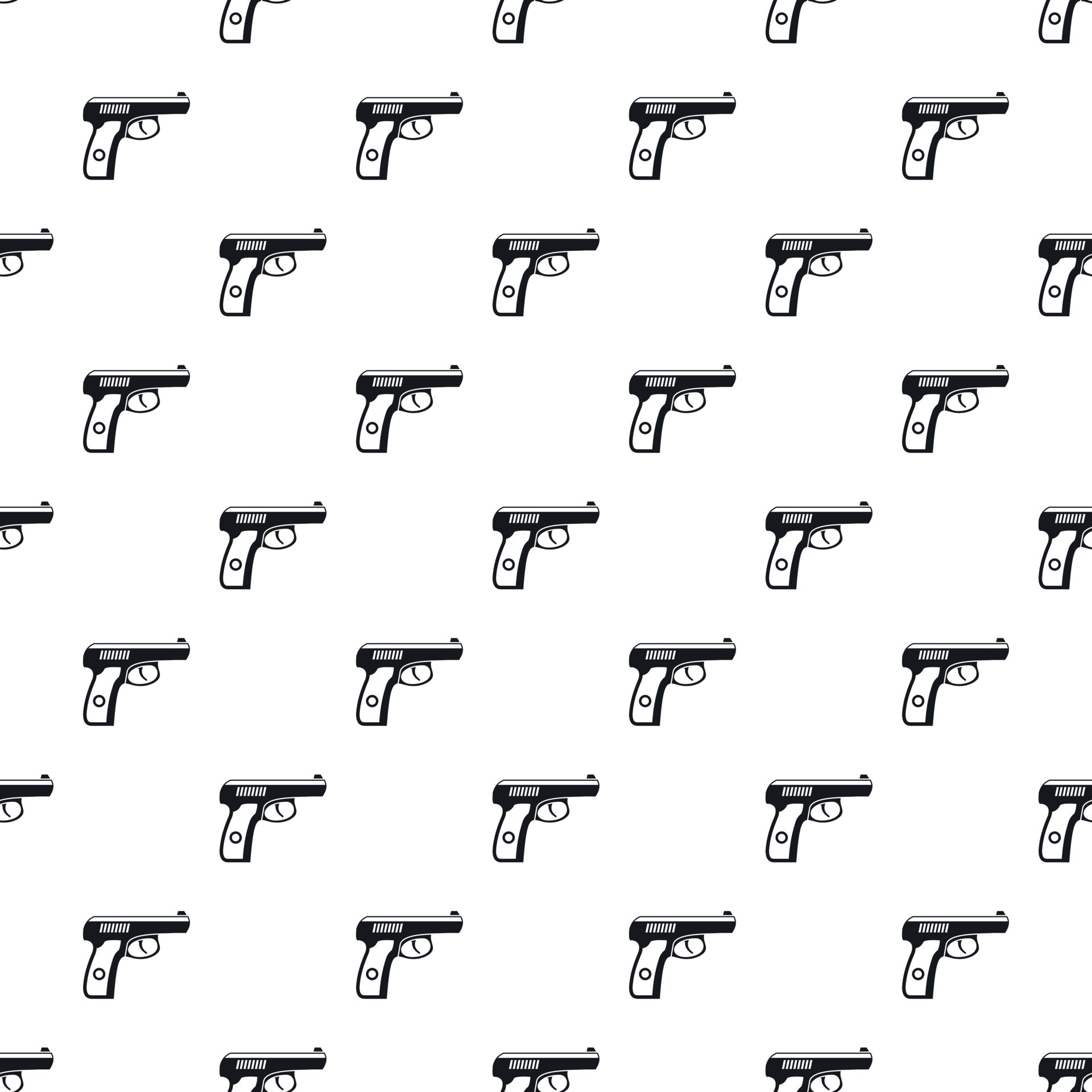 Gun pattern, simple style 14916909 Vector Art at Vecteezy