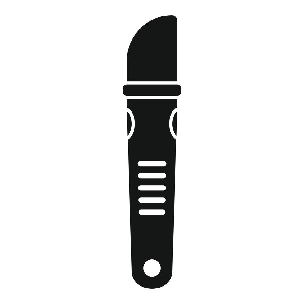 reparar tableta cuchillo icono vector simple. movil roto