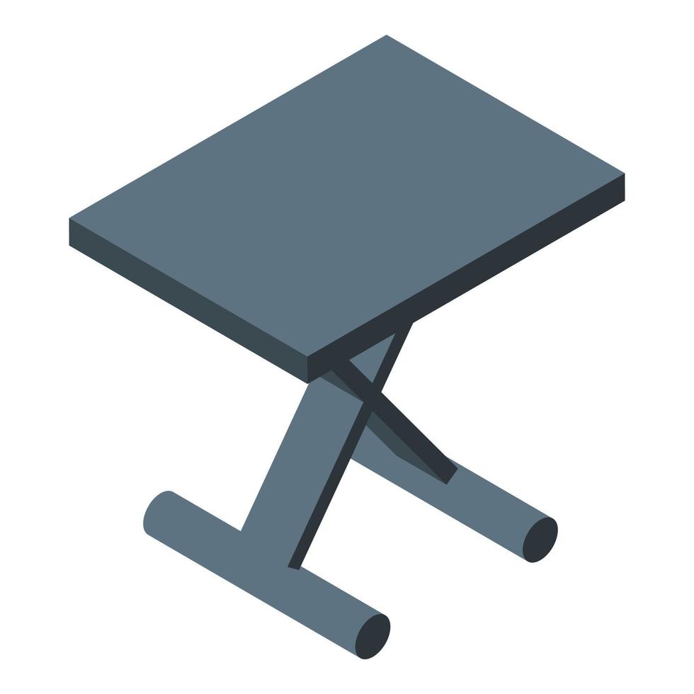 Synthesizer stand icon isometric vector. Dj music vector