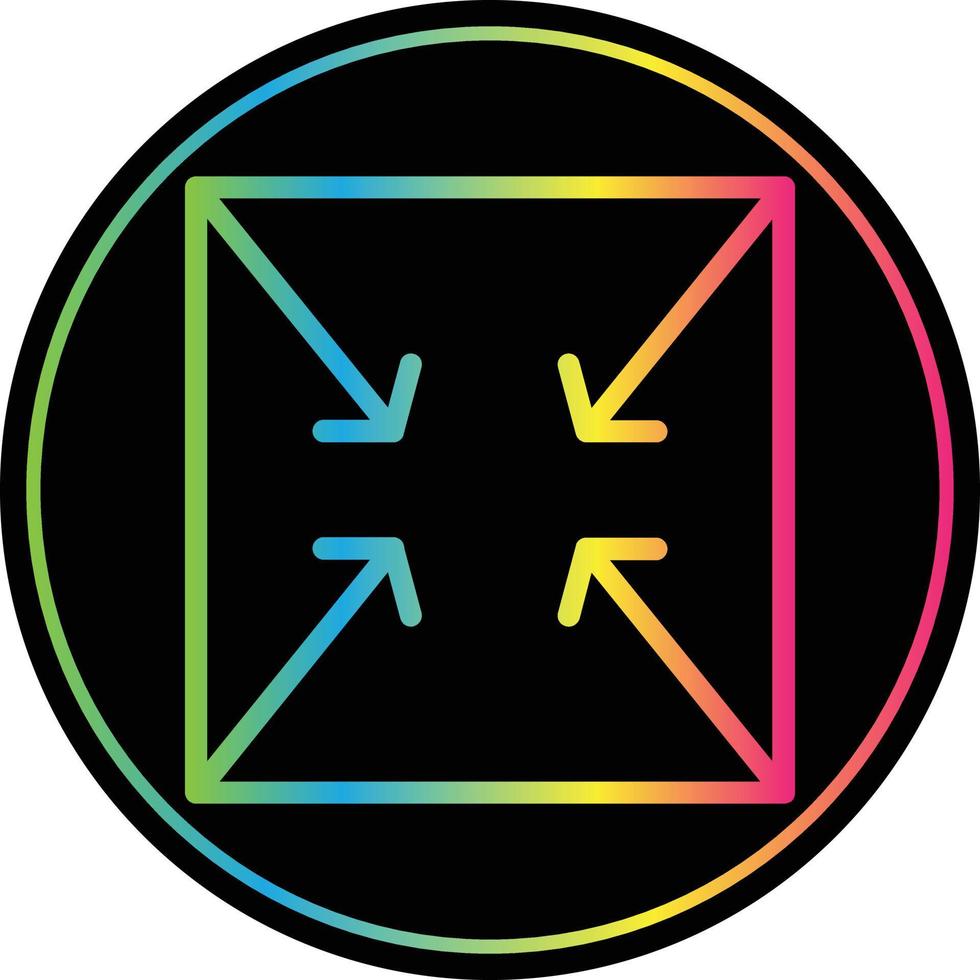 Compress Arrows Alt Vector Icon Design
