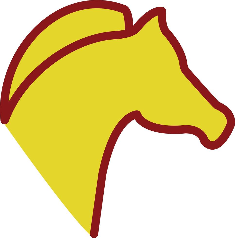 Horse Head Vector Icon Design