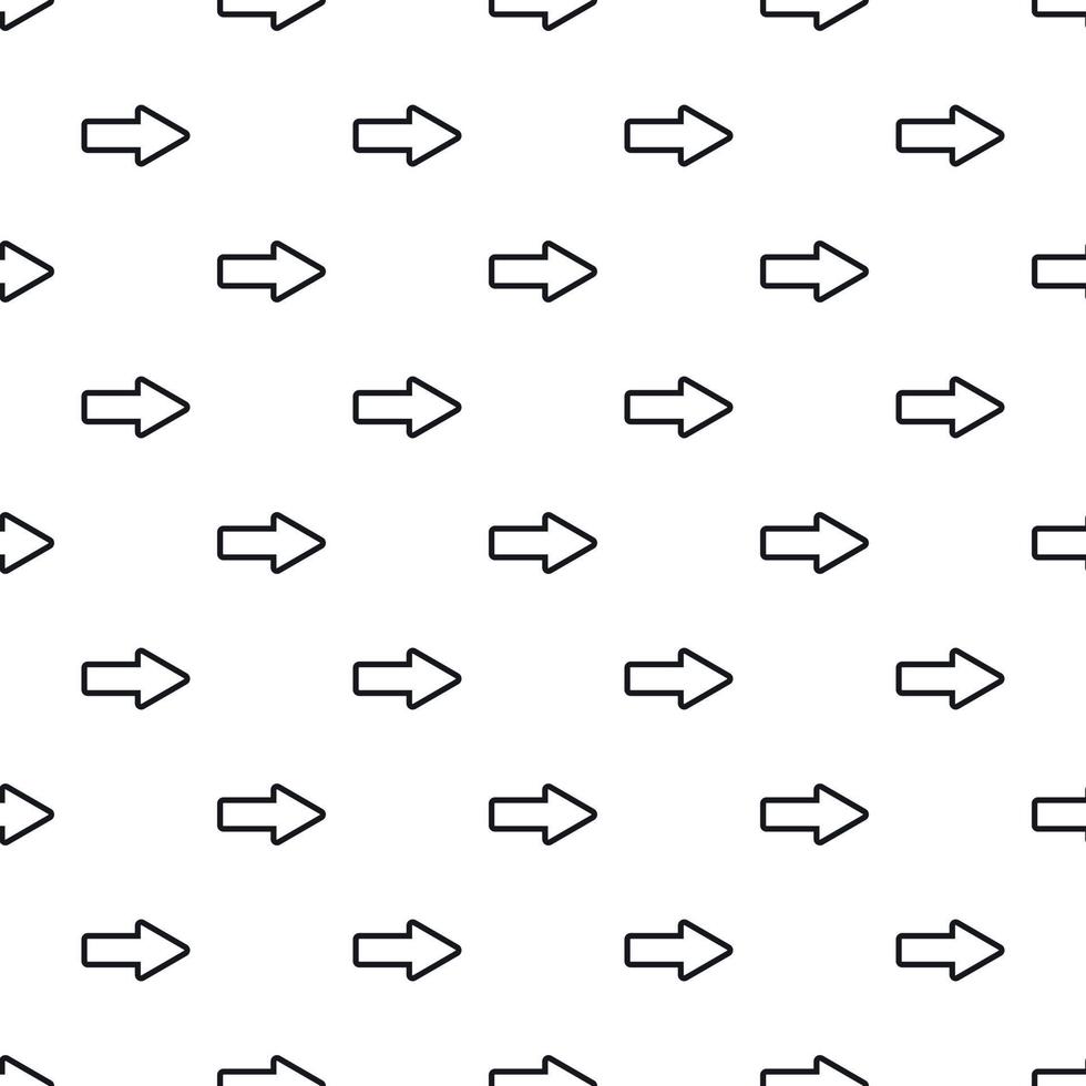 Right arrow pattern, simple style vector