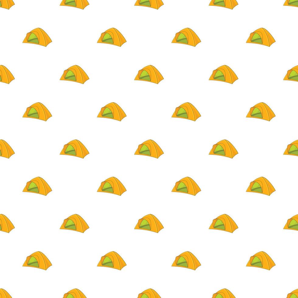 Tent pattern, cartoon style vector