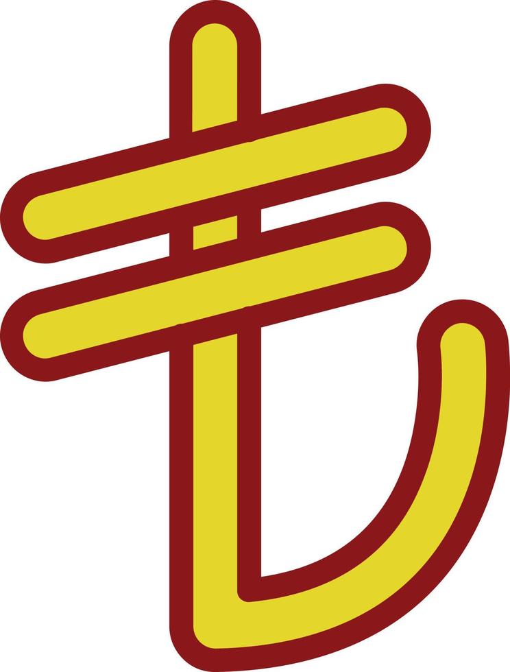 Lira Sign Vector Icon Design