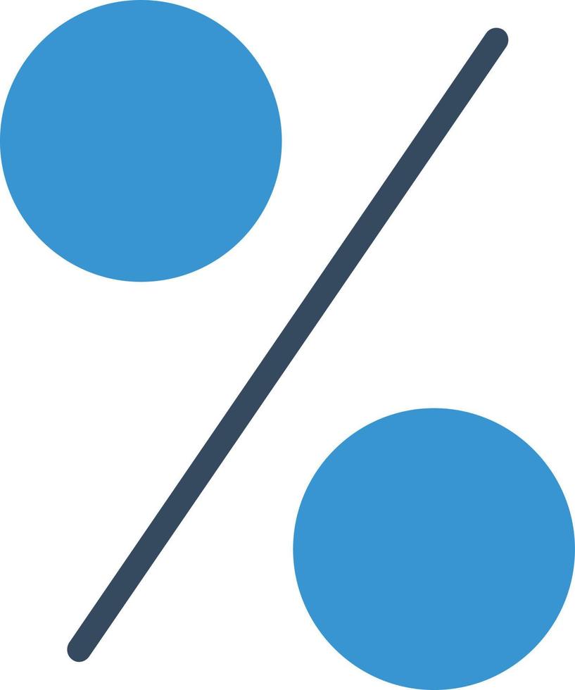 Percent Vector Icon Design