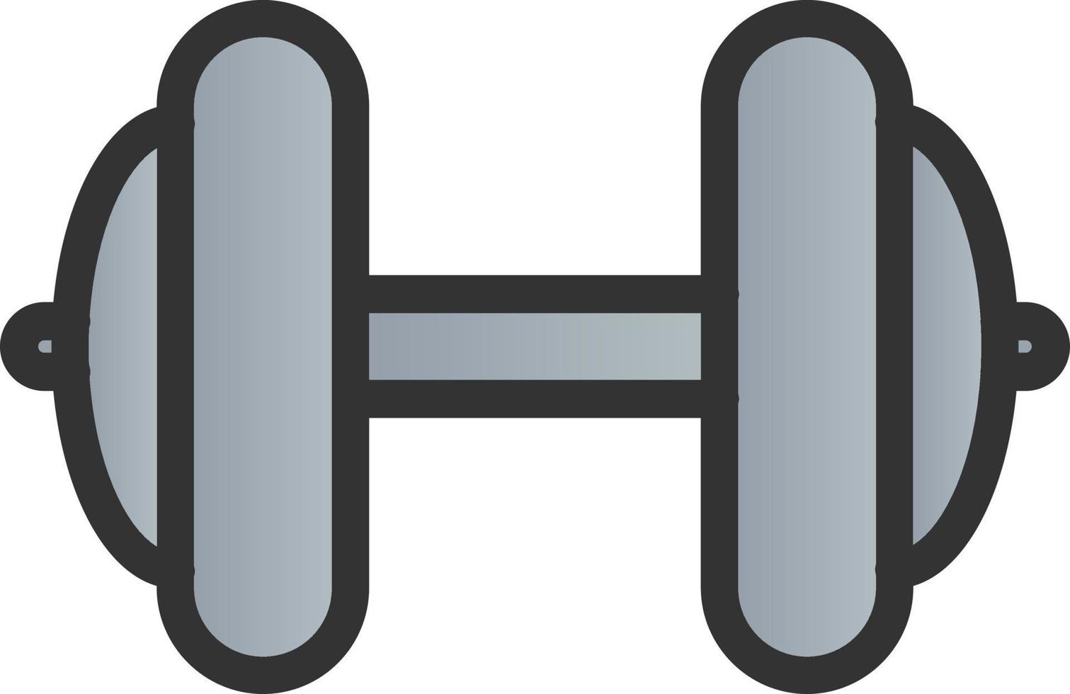 Dumbbell Vector Icon Design