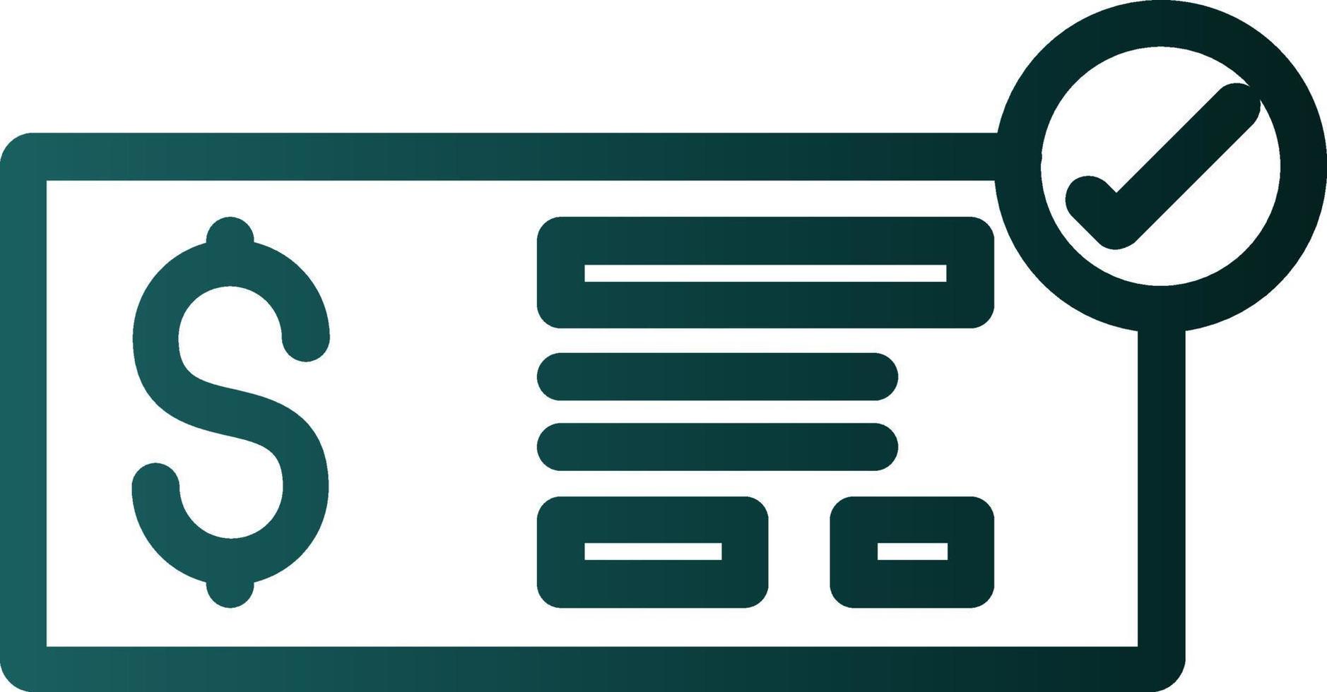 Money Check Alt Vector Icon Design