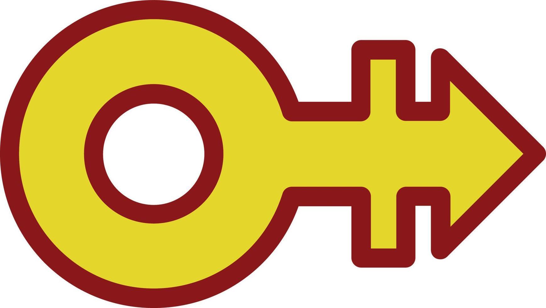 Mars Stroke H Vector Icon Design