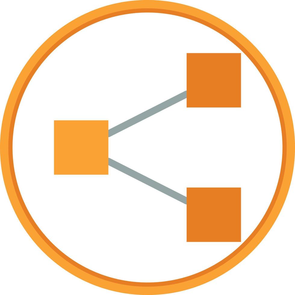 Project Diagram Vector Icon Design