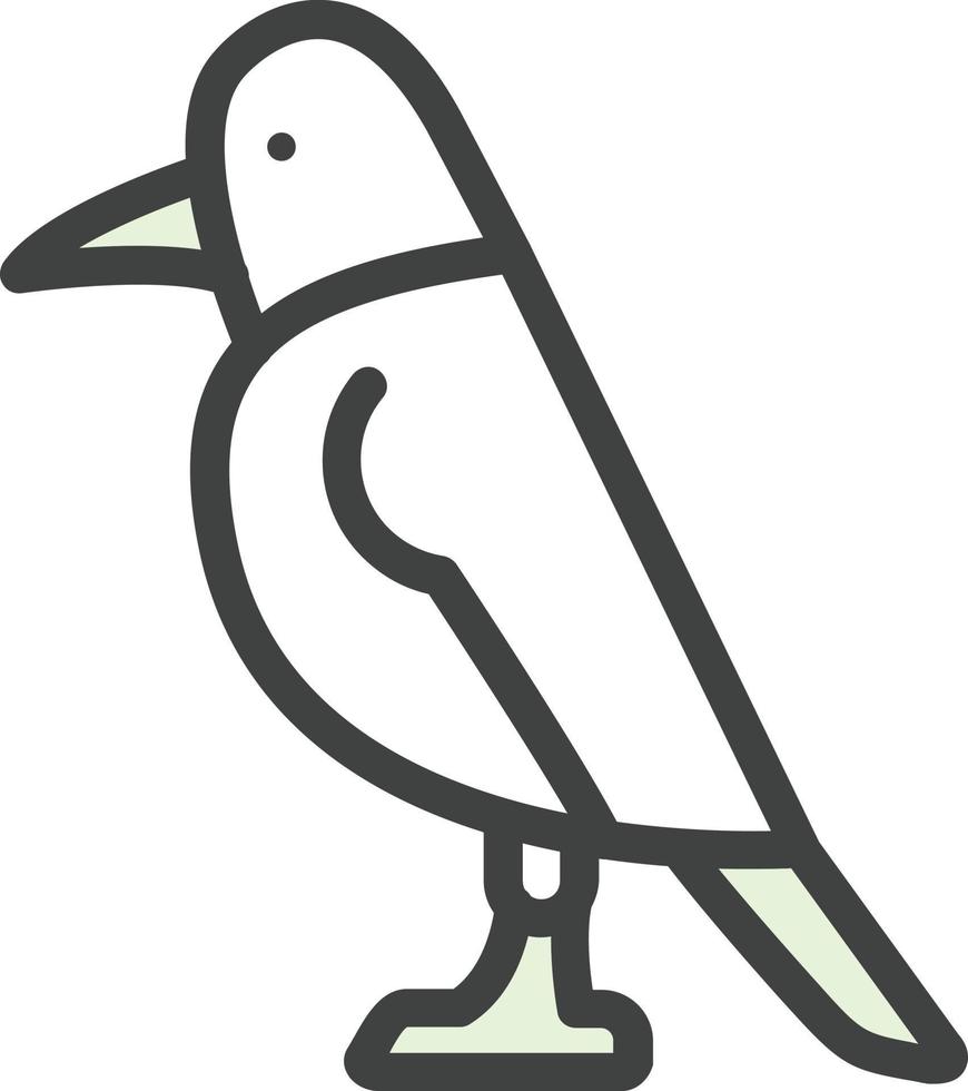 Crow Vector Icon Design