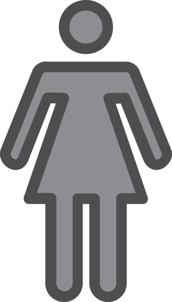 Female Vector Icon Design