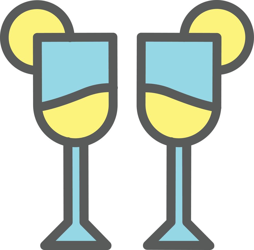 Glass Martini Alt Vector Icon Design