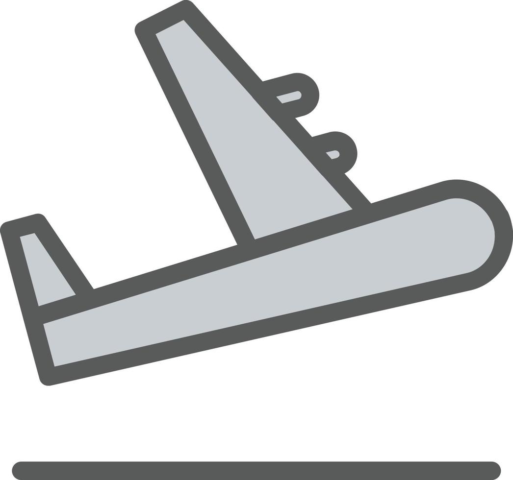 diseño de icono de vector de salida de avión