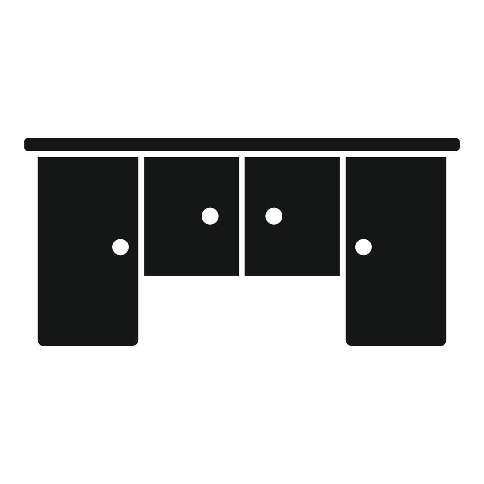 Modular interior icon simple vector. Room design vector