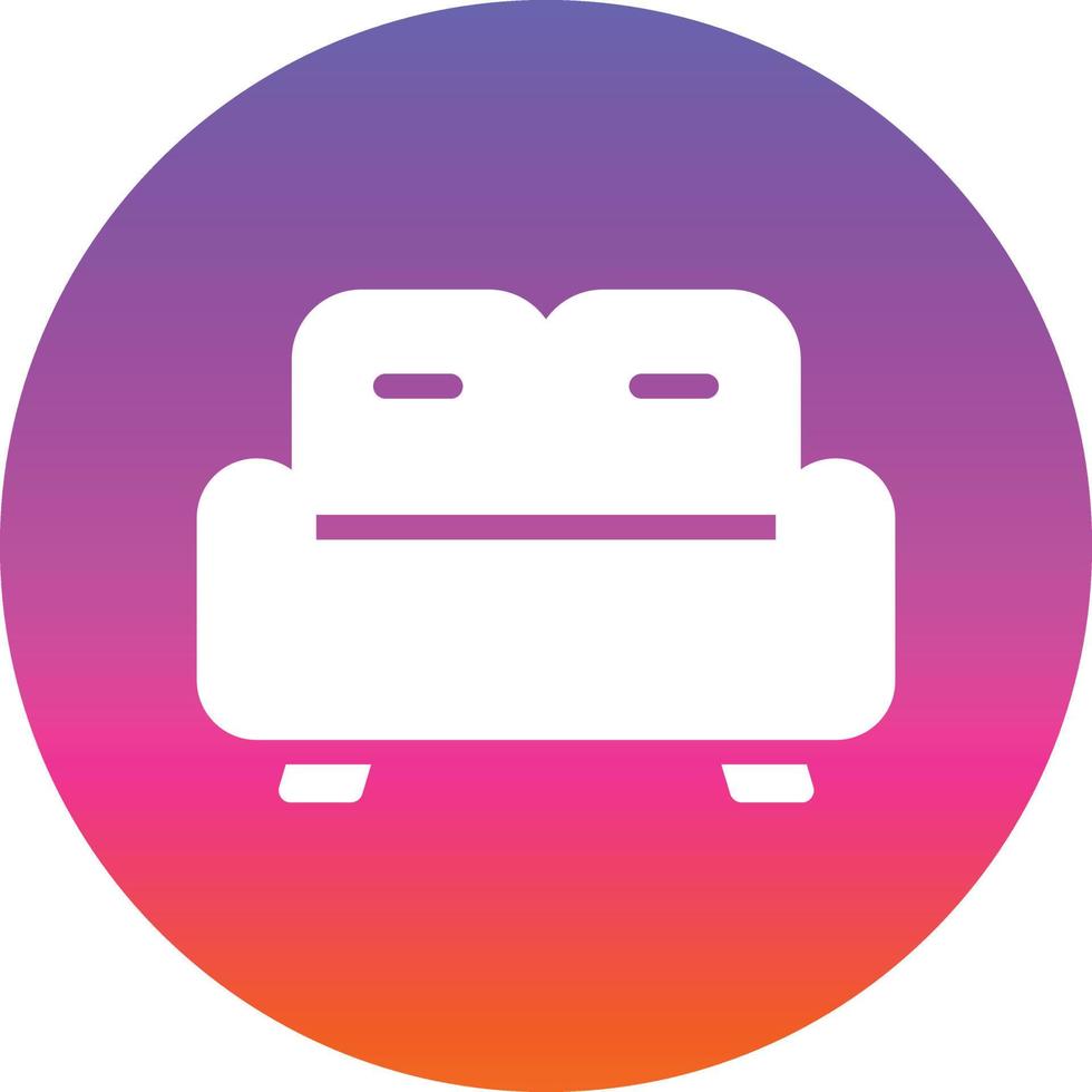 Couch Vector Icon Design