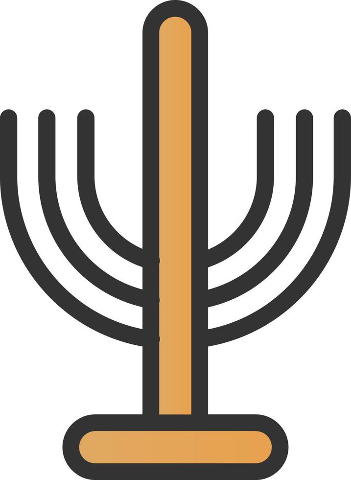 Menorah Vector Icon Design