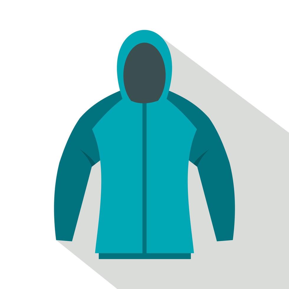 icono de sudadera, estilo plano vector