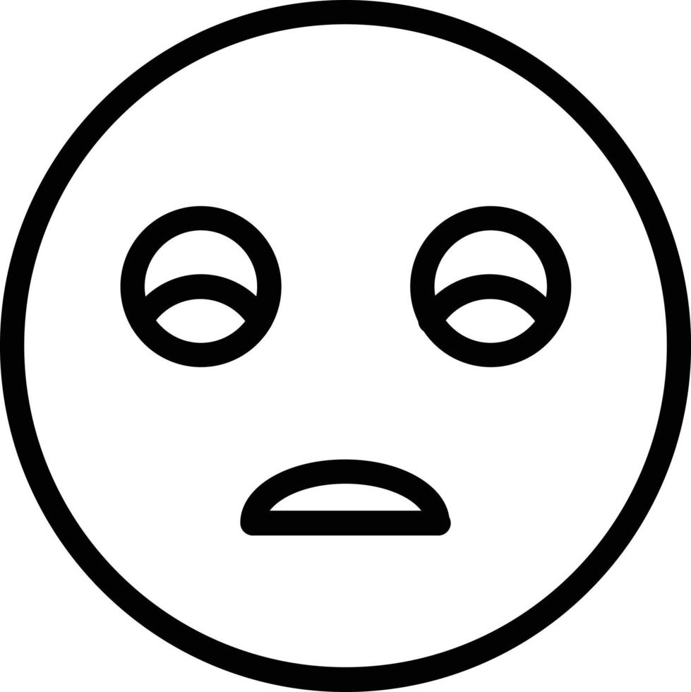 Frown Vector Icon Design