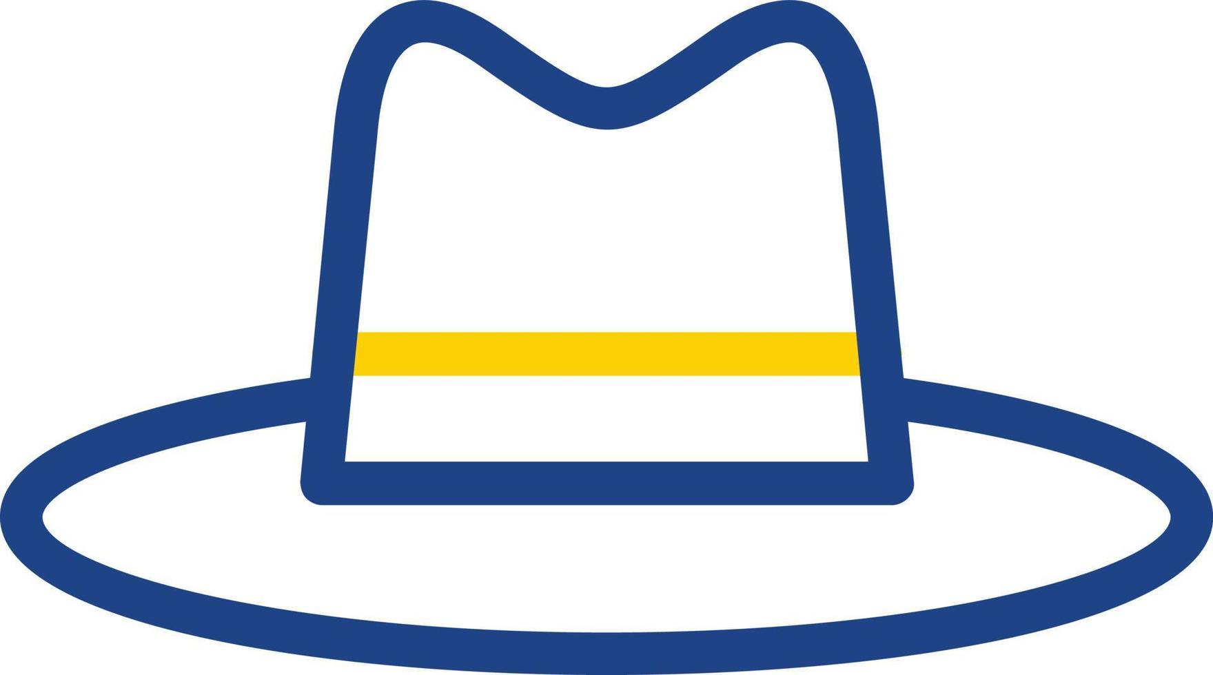 Hat Cowboy Side Vector Icon Design