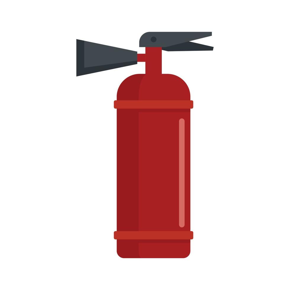 icono de emergencia de extintor de incendios vector aislado plano