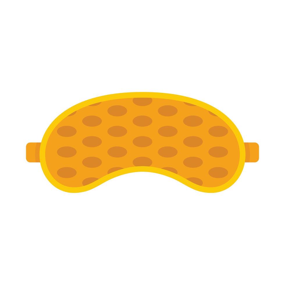 Eye sleeping mask icon flat isolated vector