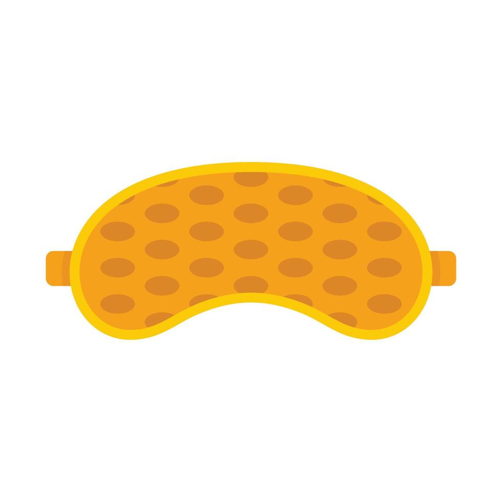 Eye sleeping mask icon flat isolated vector