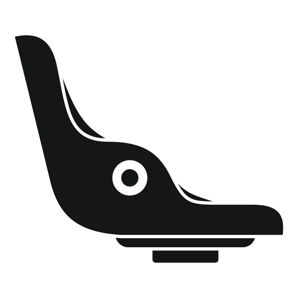 Bicycle seat icon simple vector. Child bike vector