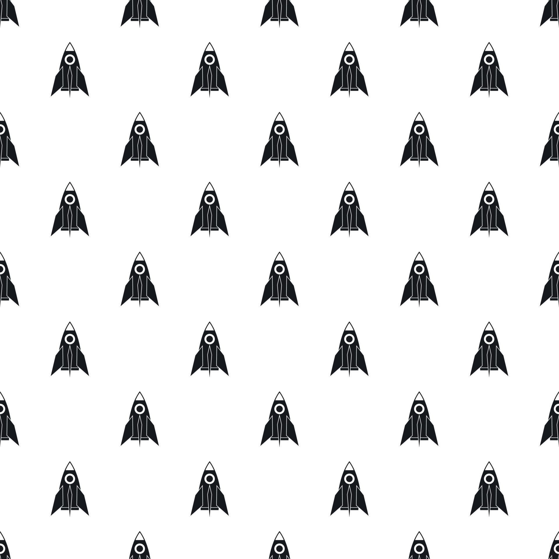Rocket Patterns Rocket pattern, simple style 14918200 Vector Art at Vecteezy