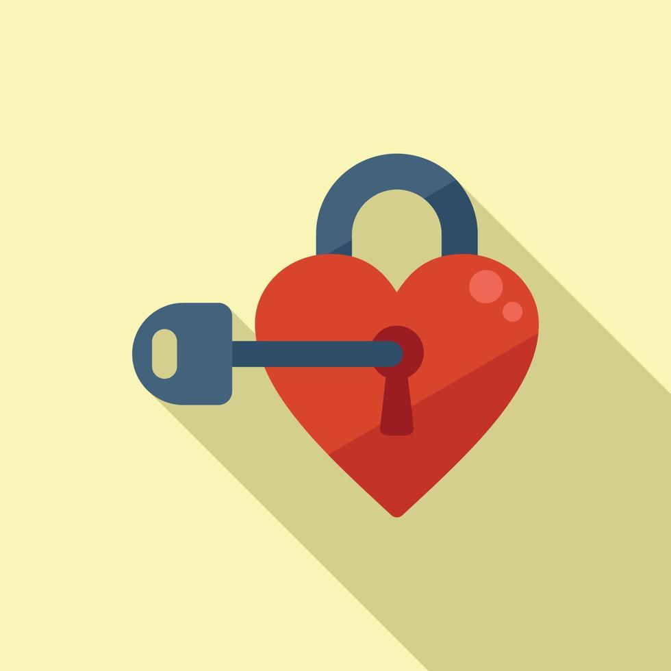 Heart credibility icon flat vector. Customer trust vector