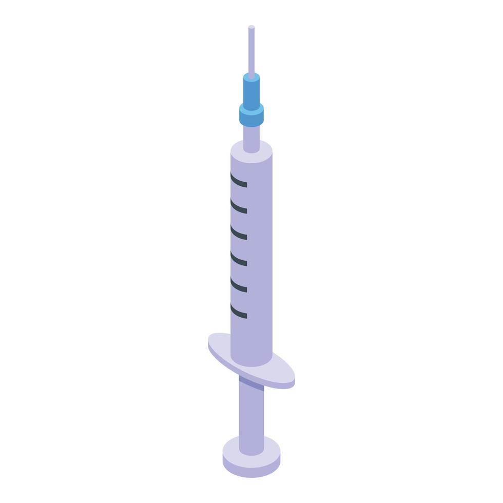 Injection contraception icon isometric vector. Birth control vector