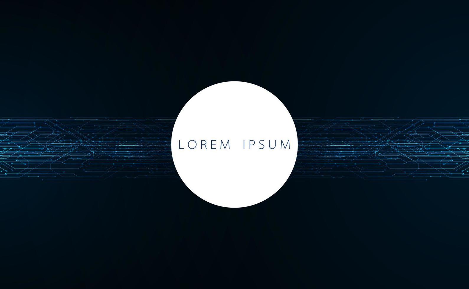 Abstract background digital concept circuit board modern futuristic dark blue background for text vector