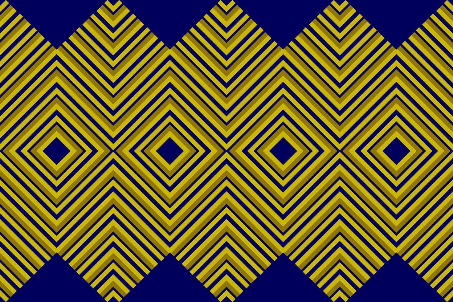 lujoso y elegante color dorado y azul profundo entrelazados sin costura patrón de diseño geométrico sin costuras vector para telón de fondo papel de pared tela textil hogar y decoración cuaderno de envoltura de papel