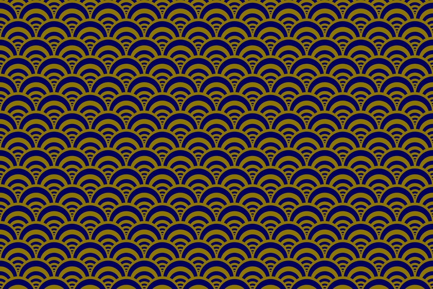 Luxurious elegant gold and deep blue color seamless interlaces geometric seamless design pattern vector for backdrop background wall paper fabric textile home and decoration paper wrap notebook
