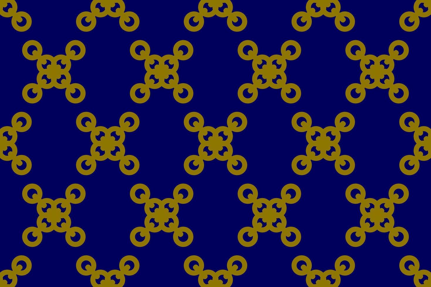 Luxurious elegant gold and deep blue color seamless interlaces geometric seamless design pattern vector for backdrop background wall paper fabric textile home and decoration paper wrap notebook