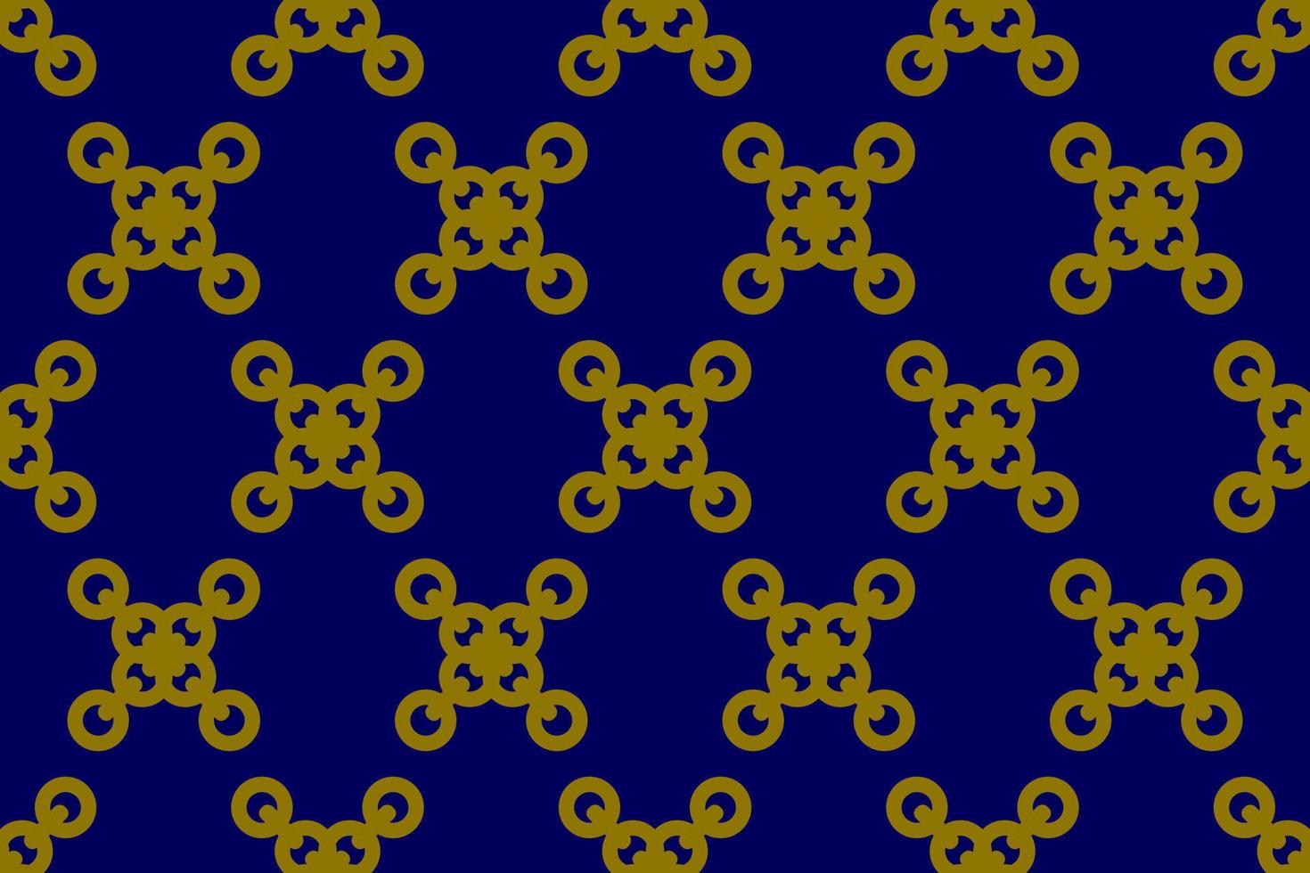 Luxurious elegant gold and deep blue color seamless interlaces geometric seamless design pattern vector for backdrop background wall paper fabric textile home and decoration paper wrap notebook