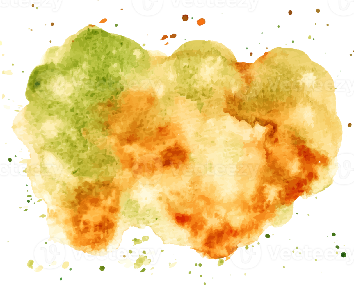 watercolor abstract stain splattered png