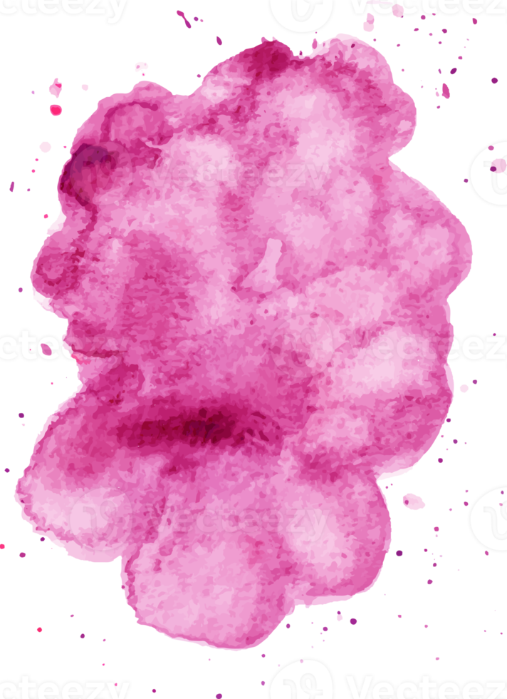 watercolor abstract stain splattered png