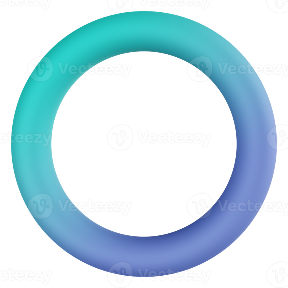 Torus 3D Render Icon png