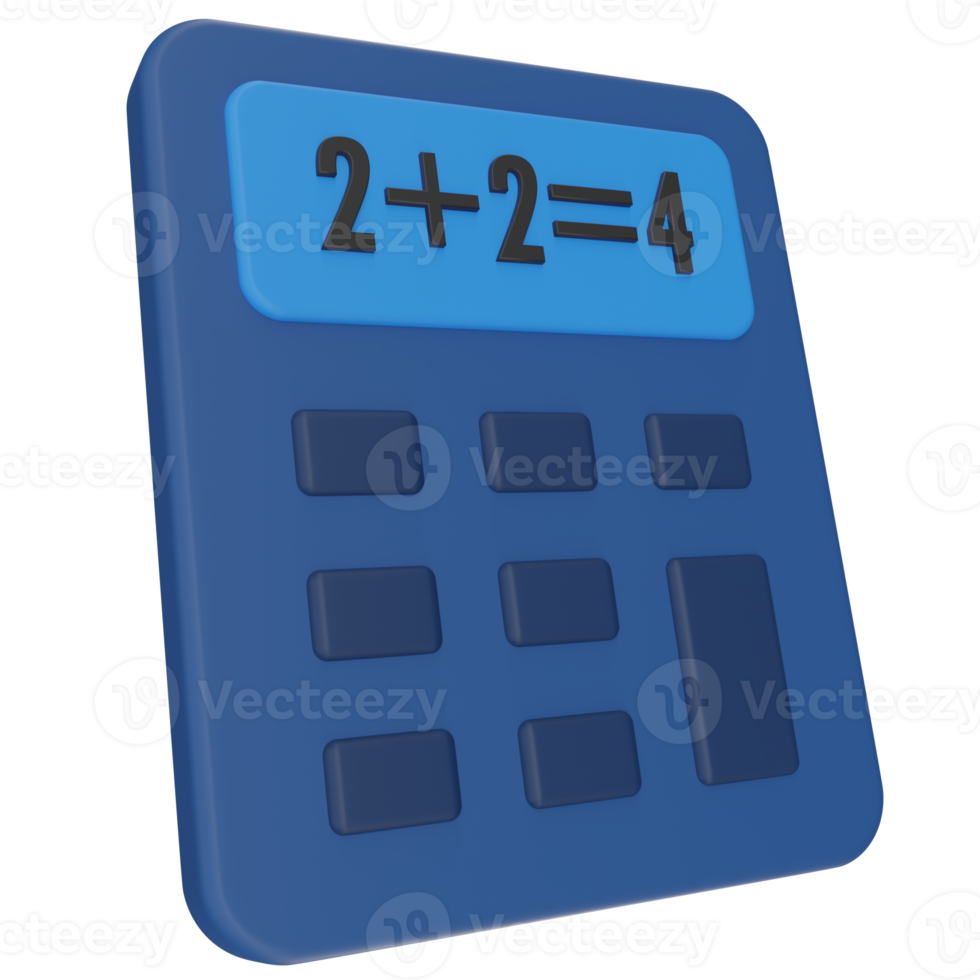 Calculate 3D Render Icon png