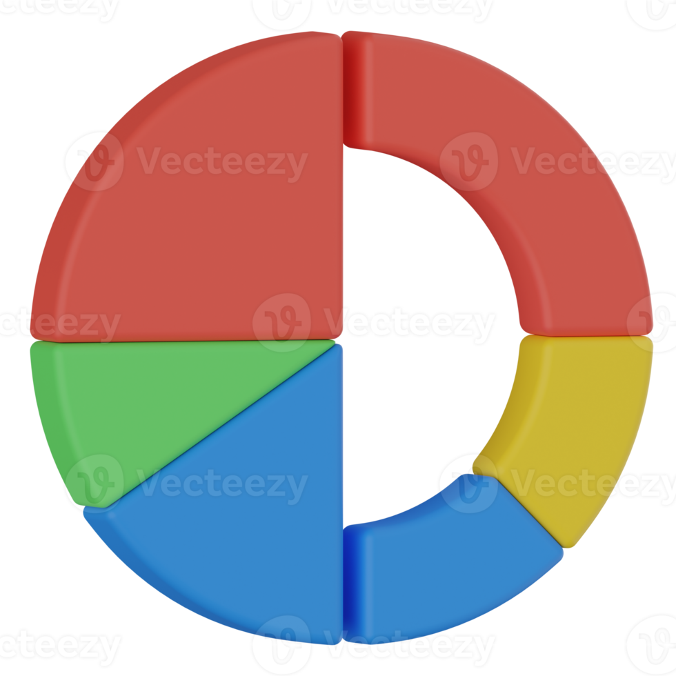 ciambella grafico 3d rendere icona png