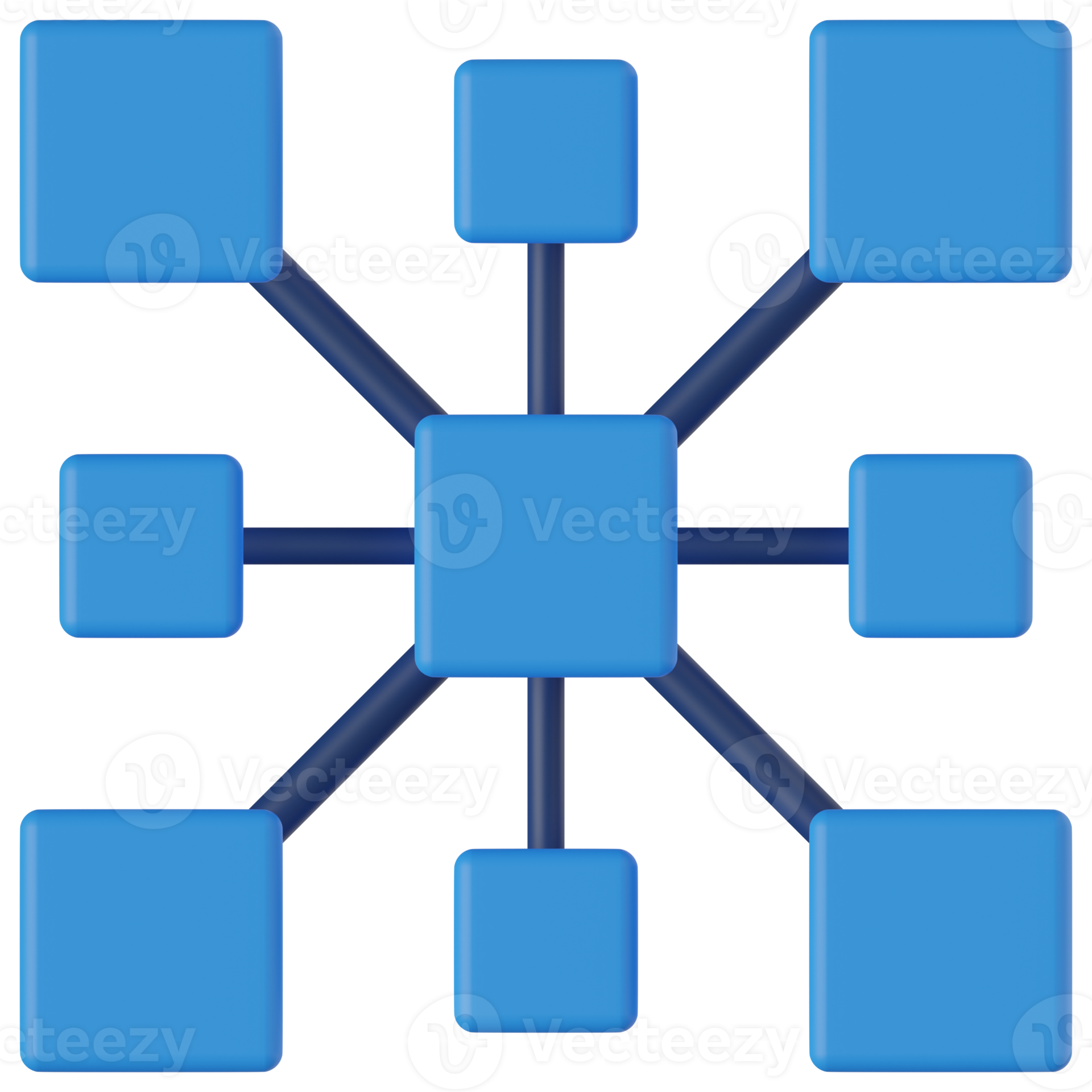 Data Complexity 3D Render Icon 14919457 PNG