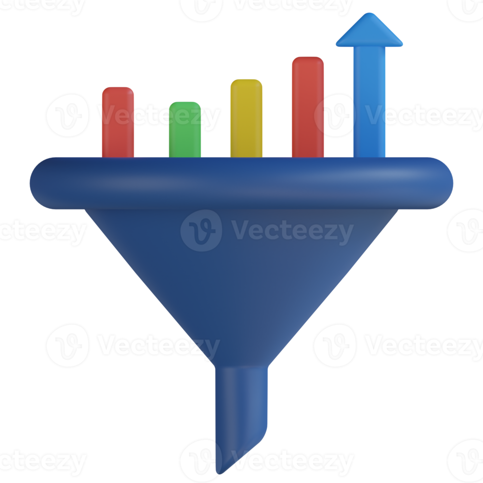bar Diagram filtrera 3d framställa ikon png