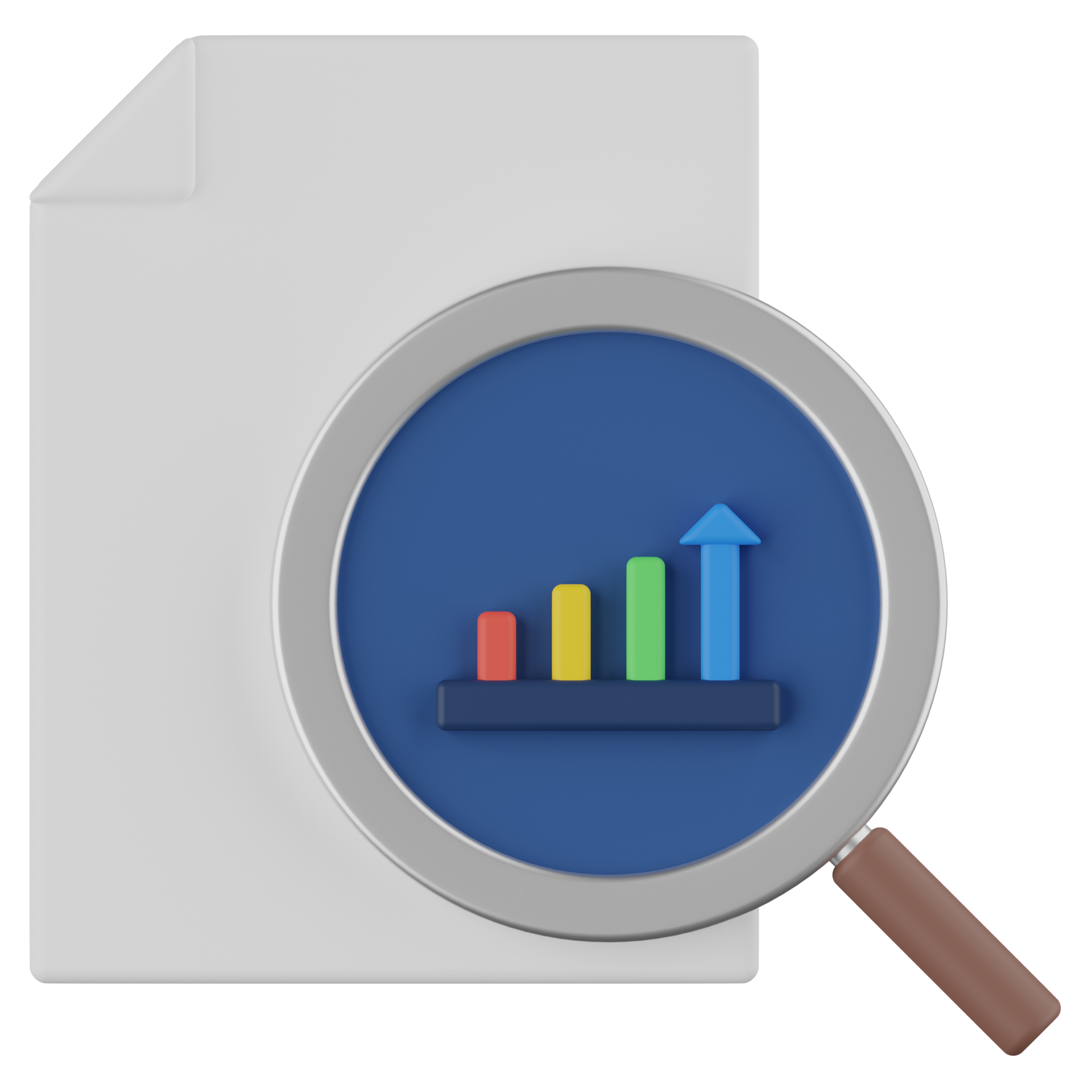 Report Analysis 3D Render Icon 14919476 PNG report-analysis-3d-render-icon-14919476-png