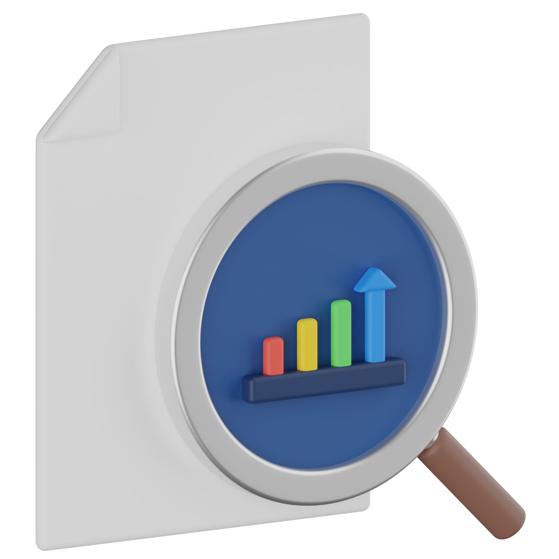 Report Analysis 3D Render Icon 14919485 PNG report-analysis-3d-render-icon-14919485-png