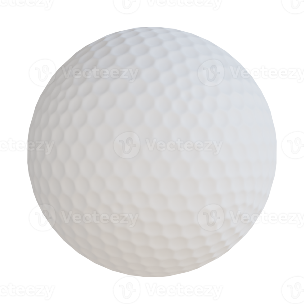 Golfball 3D-Rendersymbol png