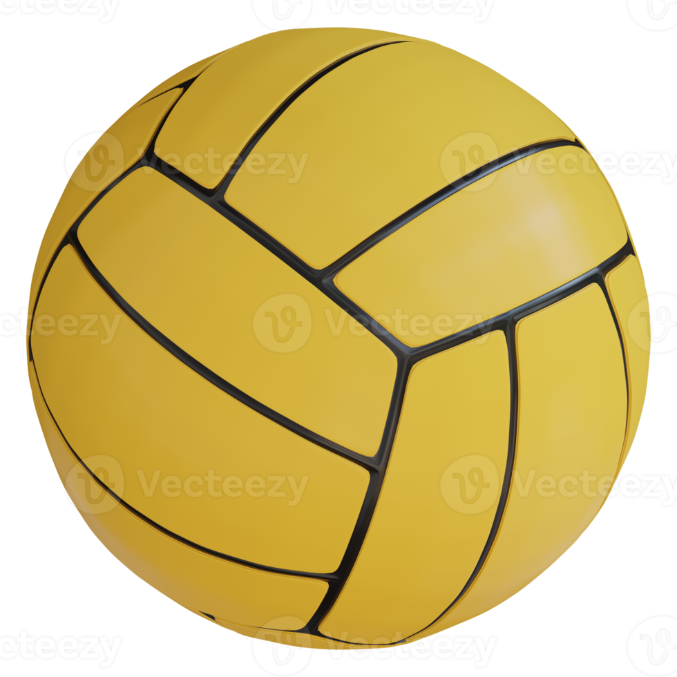 water polo bal 3d geven icoon png