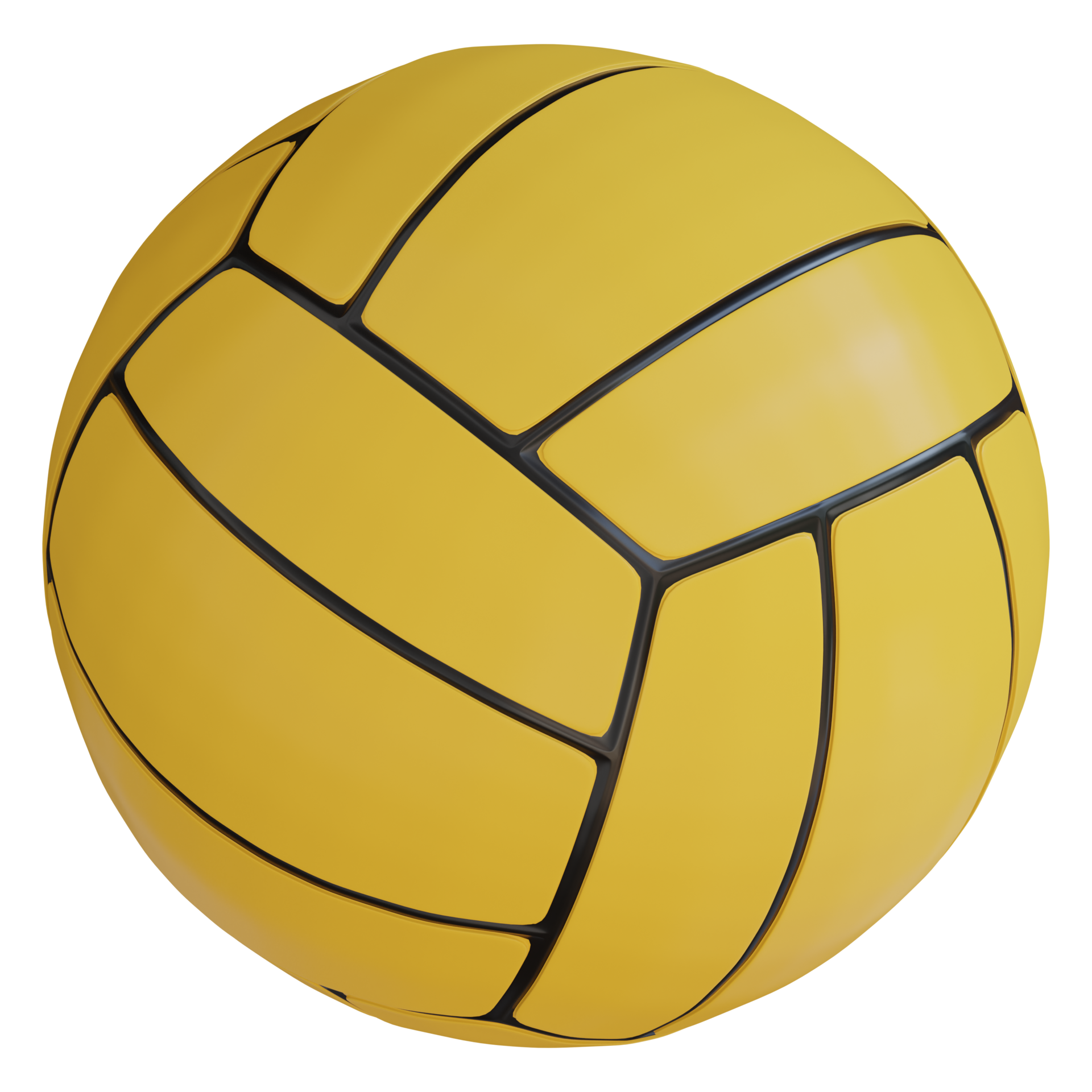 Free Water Polo Ball 3D Render Icon 14919492 PNG with Transparent Background