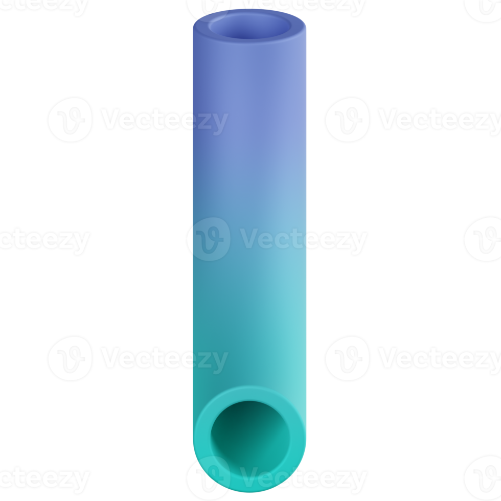 icône de rendu 3d quart de tore png