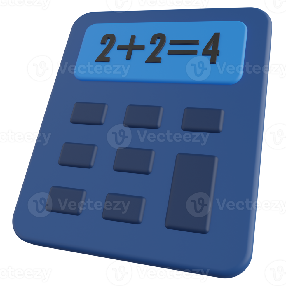 Calculate 3D Render Icon png