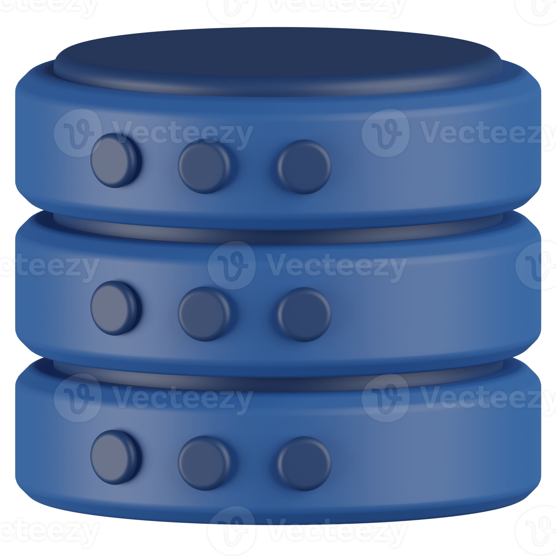 Database 3D Render Icon 14919552 PNG